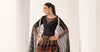 3 Piece Embroidered Raw Silk Suit
