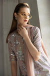 3 Piece Embroidered Chiffon Suit