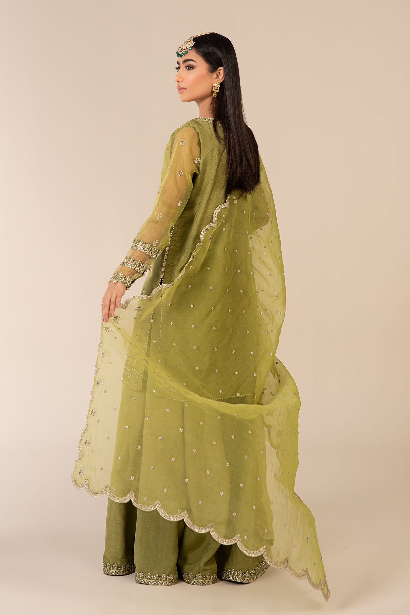 3 Piece Embroidered Suit | SF-EF21-07R1