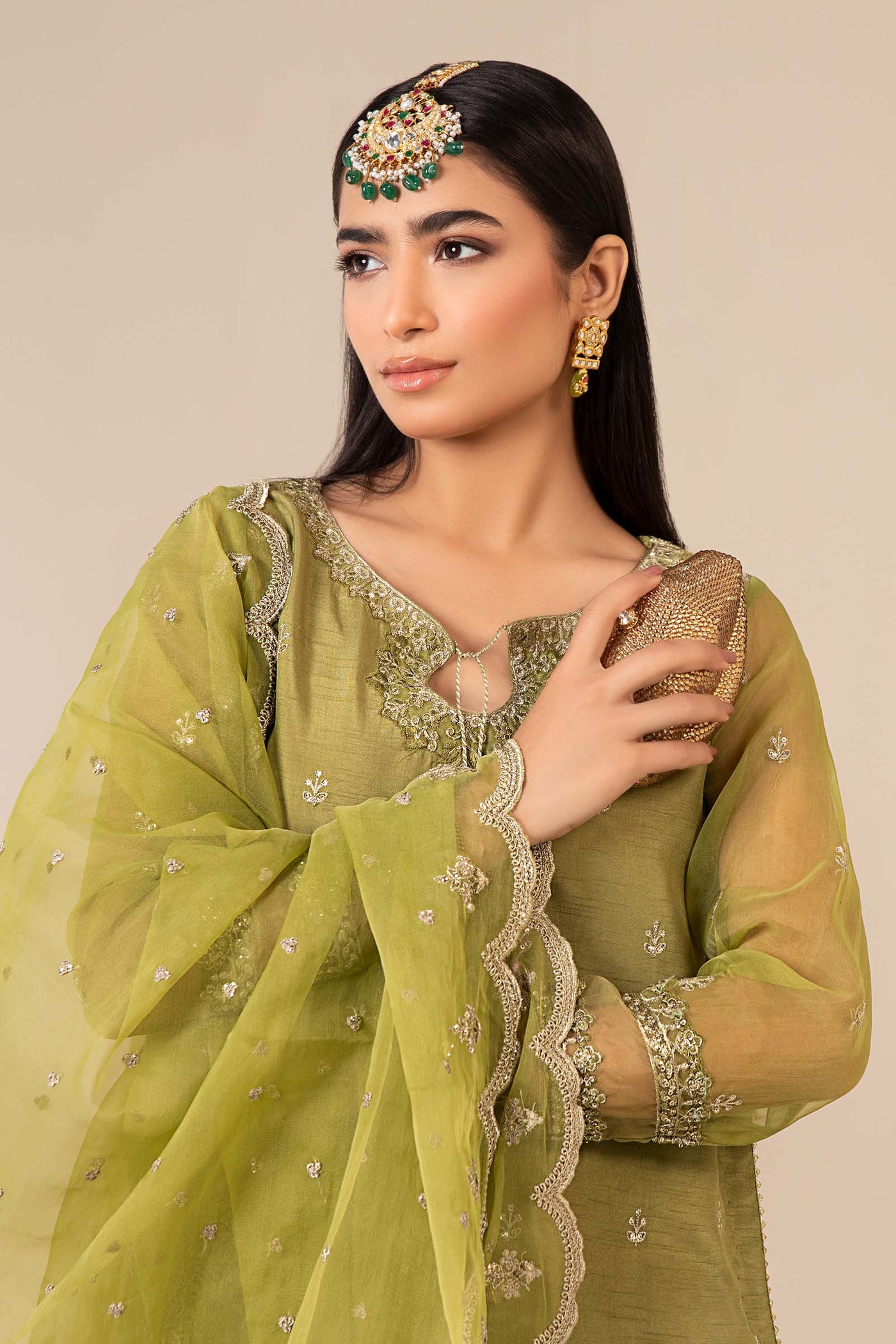 3 Piece Embroidered Suit | SF-EF21-07R1