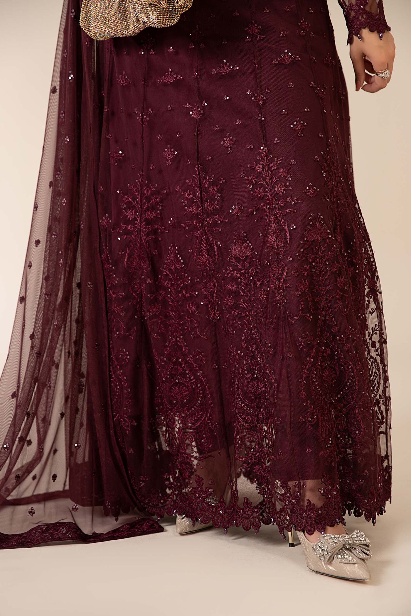 3 Piece Embroidered Suit