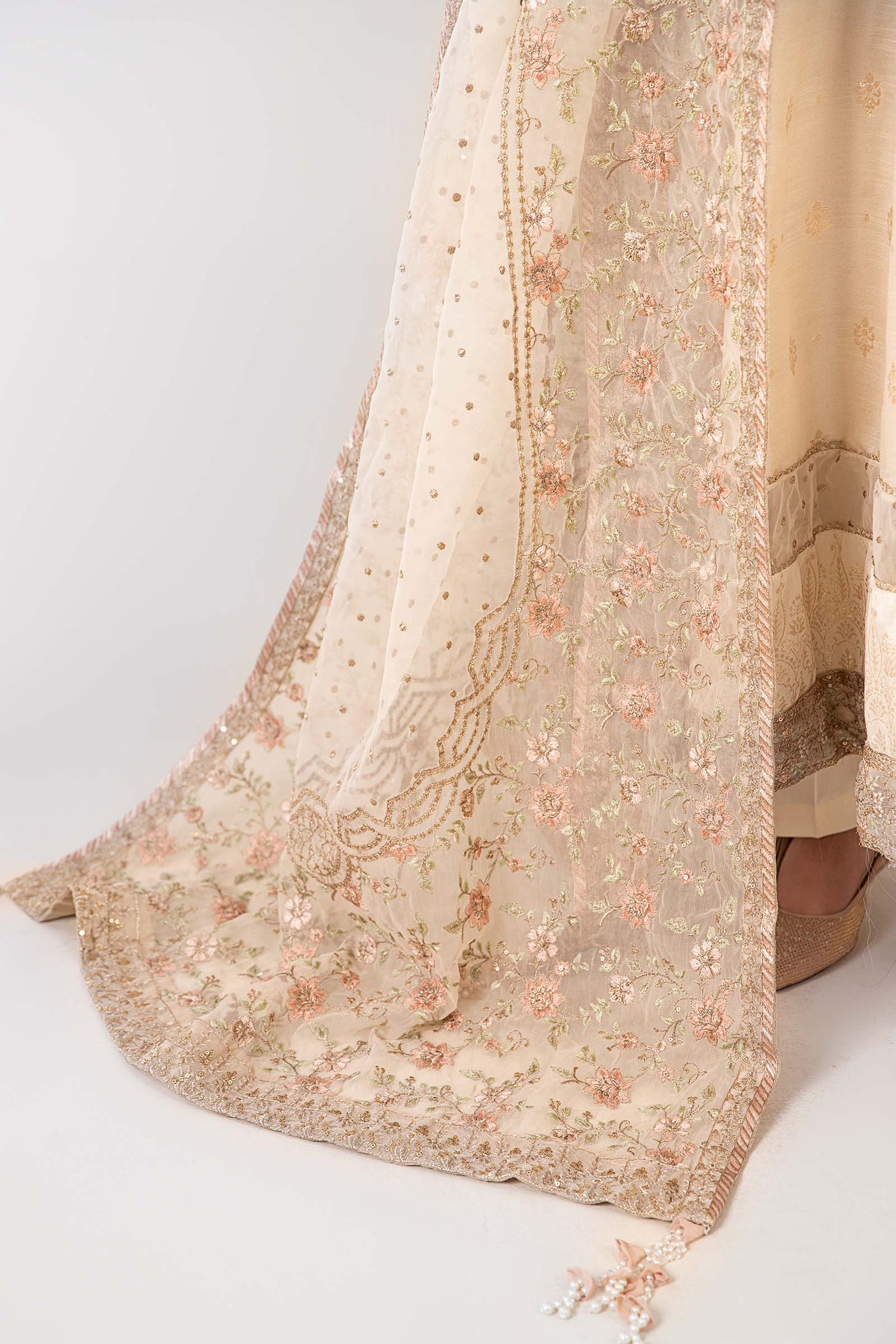 3 Piece Embroidered Suit | SF-EF23-07R1