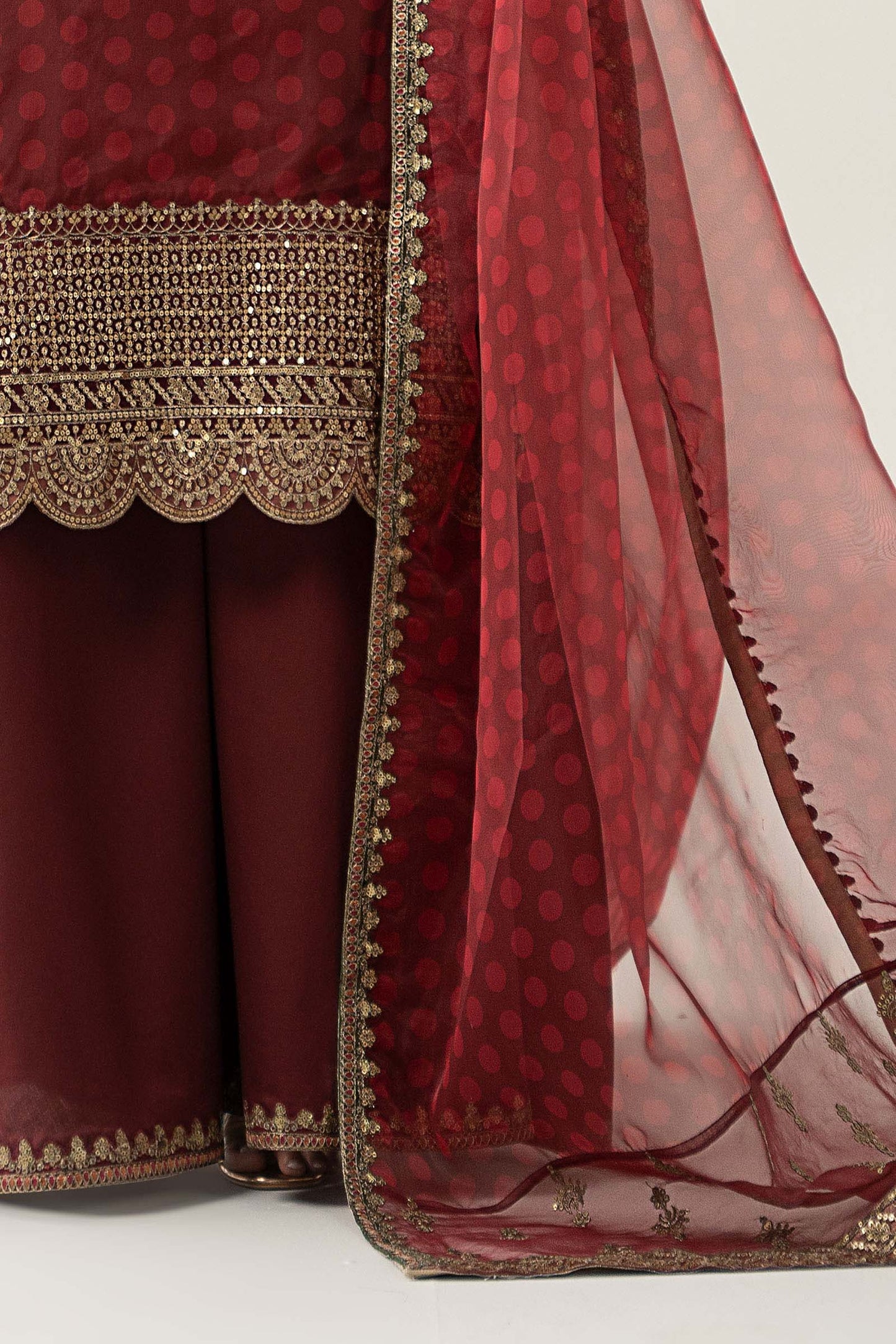 3 Piece Embroidered Suit