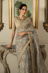 Embroidered Organza Saree