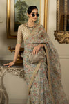 Embroidered Organza Saree
