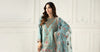 3 Piece Embroidered Silk Jacquard Suit