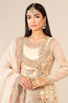 3 Piece Embroidered Organza Suit