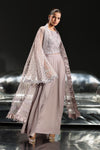 3 Piece Embroidered Organza Suit
