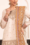 3 Piece Embroidered Cotton Lurex Suit