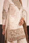 3 Piece Embroidered Cotton Lurex Suit