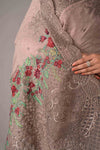 Embroidered Chiffon Saree
