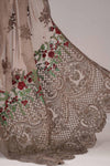 Embroidered Chiffon Saree