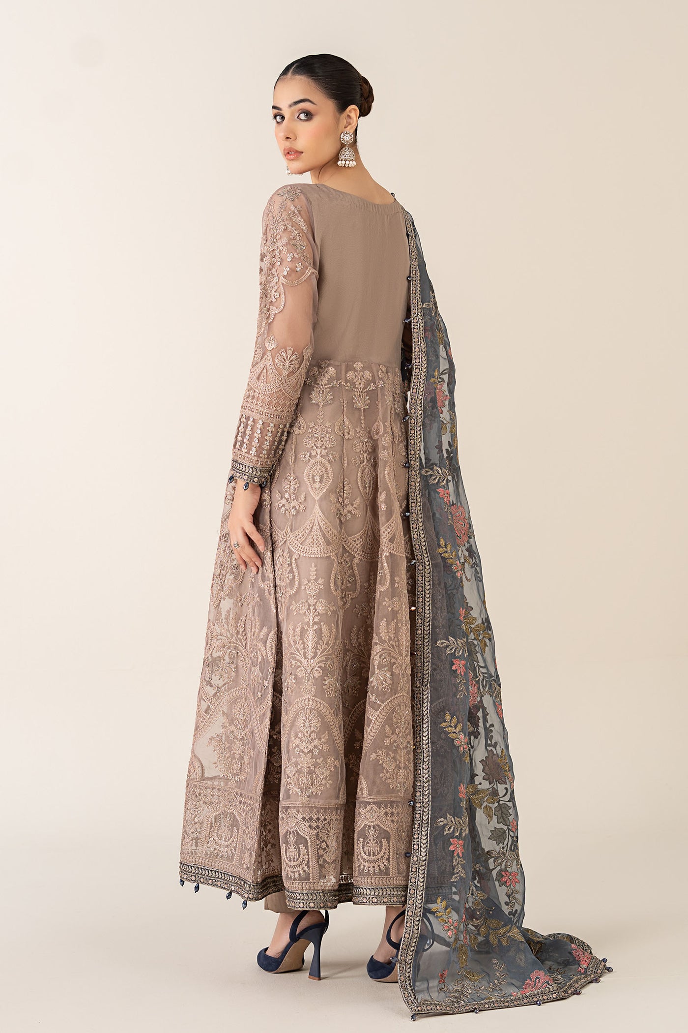 3 Piece Embroidered Suit