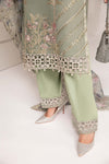 3 Piece Embroidered Organza Suit