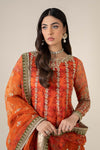 3 Piece Embroidered Organza Suit