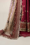 3 Piece Embroidered Raw Silk Suit