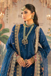3 Piece Embroidered Raw Silk Suit
