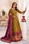 3 Piece Embroidered Raw Silk Suit