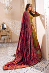 3 Piece Embroidered Raw Silk Suit