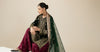 3 Piece Embroidered Velvet Suit