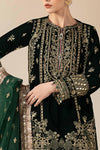 3 Piece Embroidered Velvet Suit