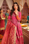 3 Piece Embroidered Raw Silk Suit