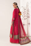 3 Piece Embroidered Raw Silk Suit
