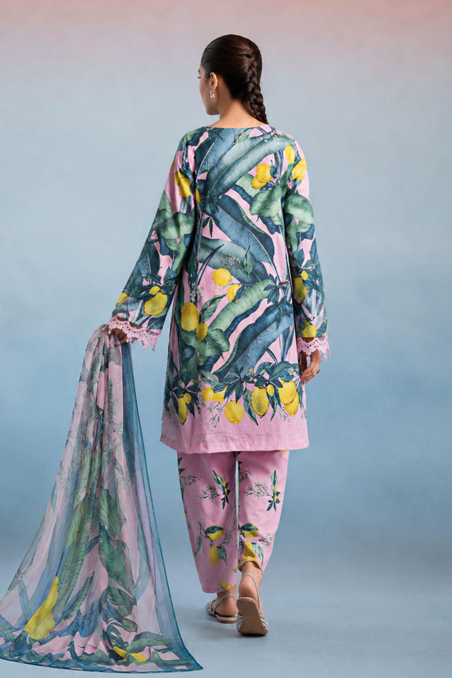 3 Piece Embroidered Lawn Suit