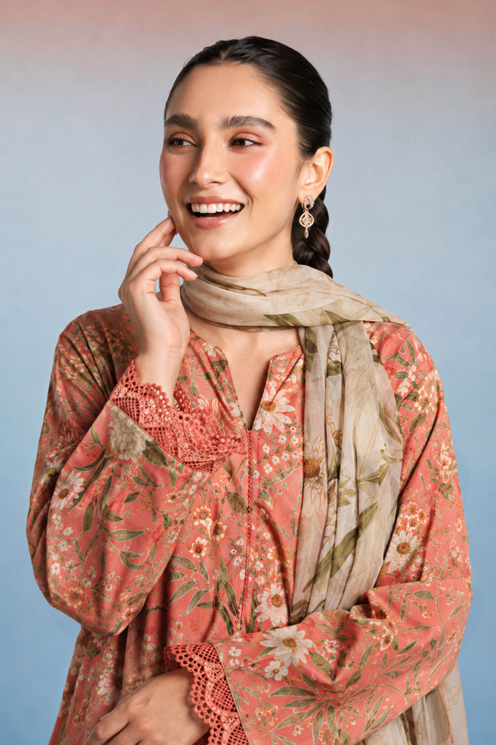 3 Piece Printed Lawn Suit