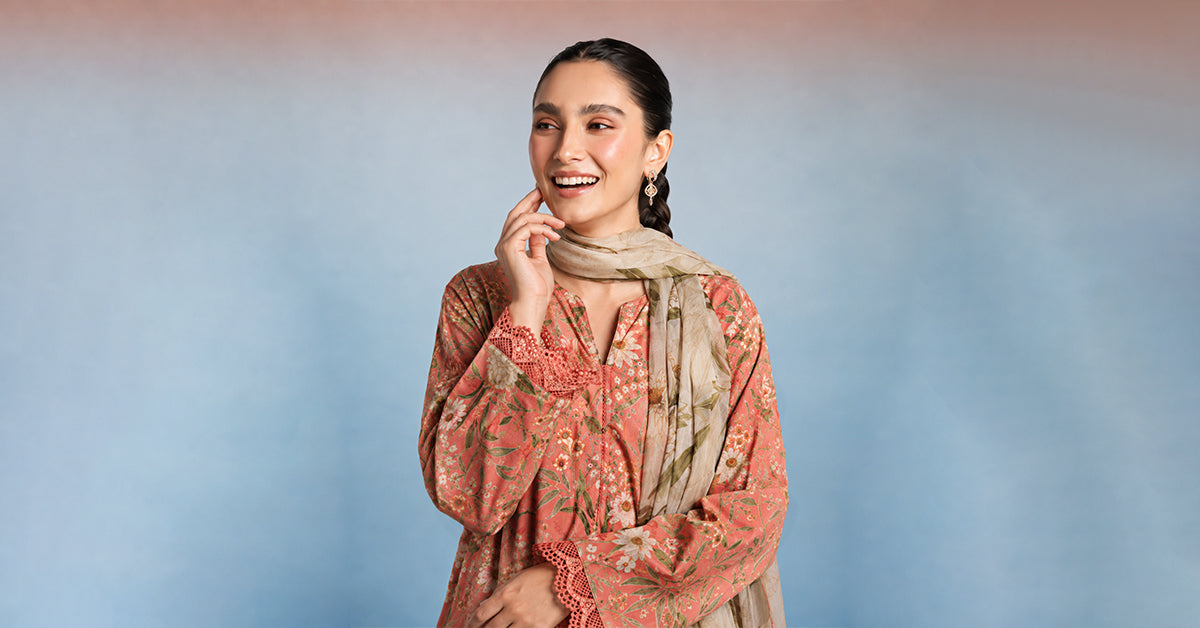 3 Piece Printed Lawn Suit