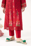 2 Piece Embroidered Brochia Suit