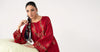 2 Piece Embroidered Brochia Suit