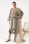 3 Piece Embroidered Paper Cotton Suit