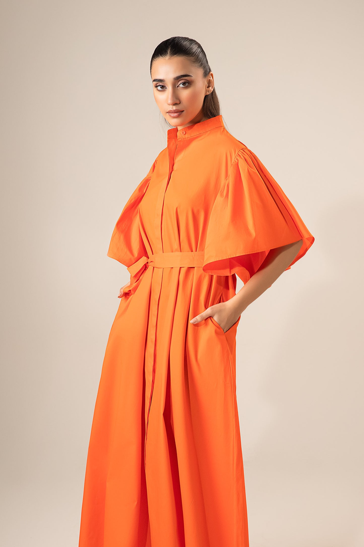 Flutter Sleeve Dress