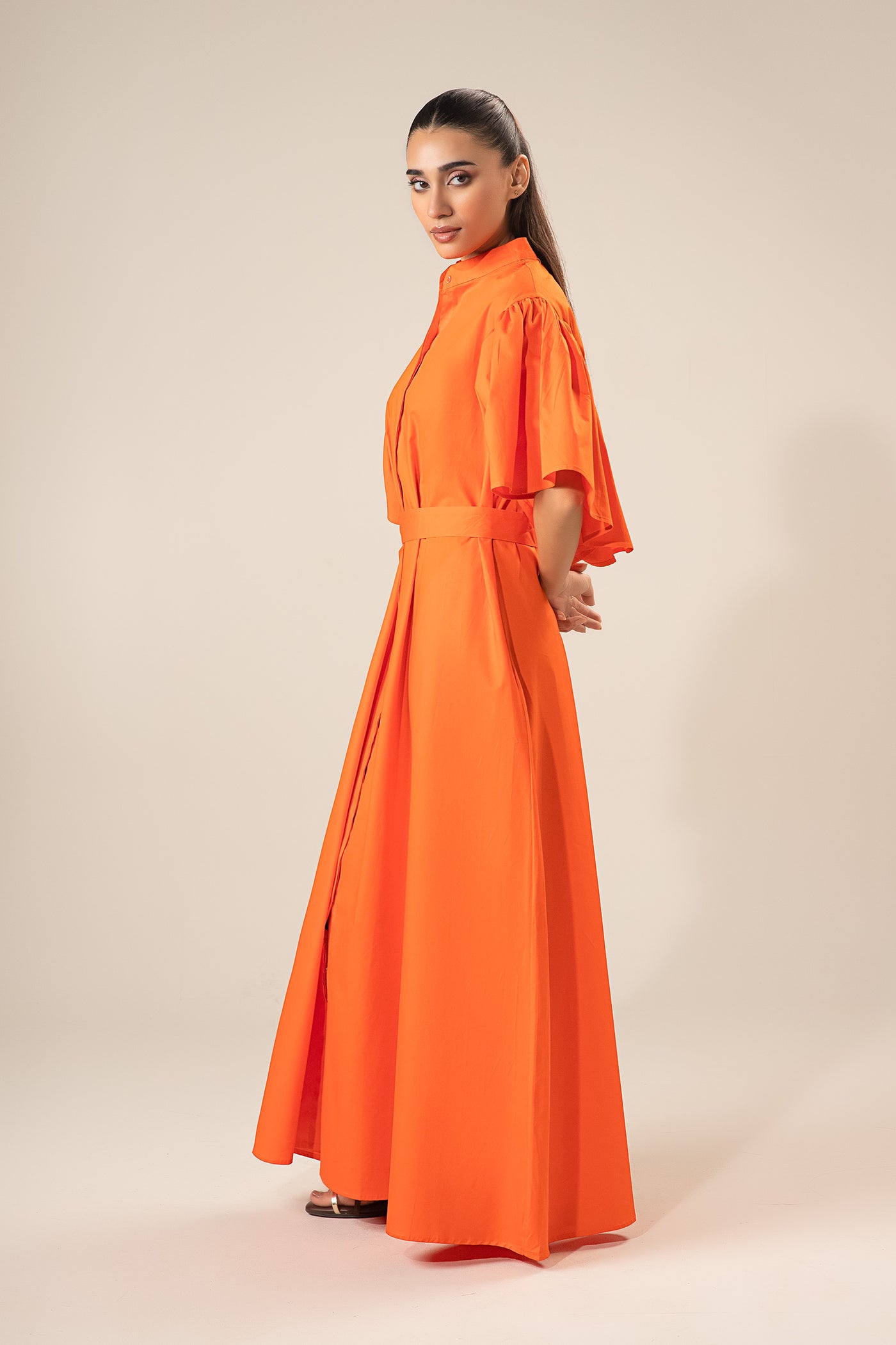 Flutter Sleeve Dress