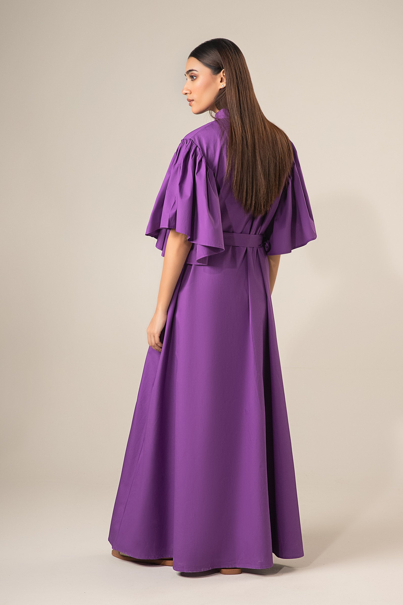 Flutter Sleeve Dress