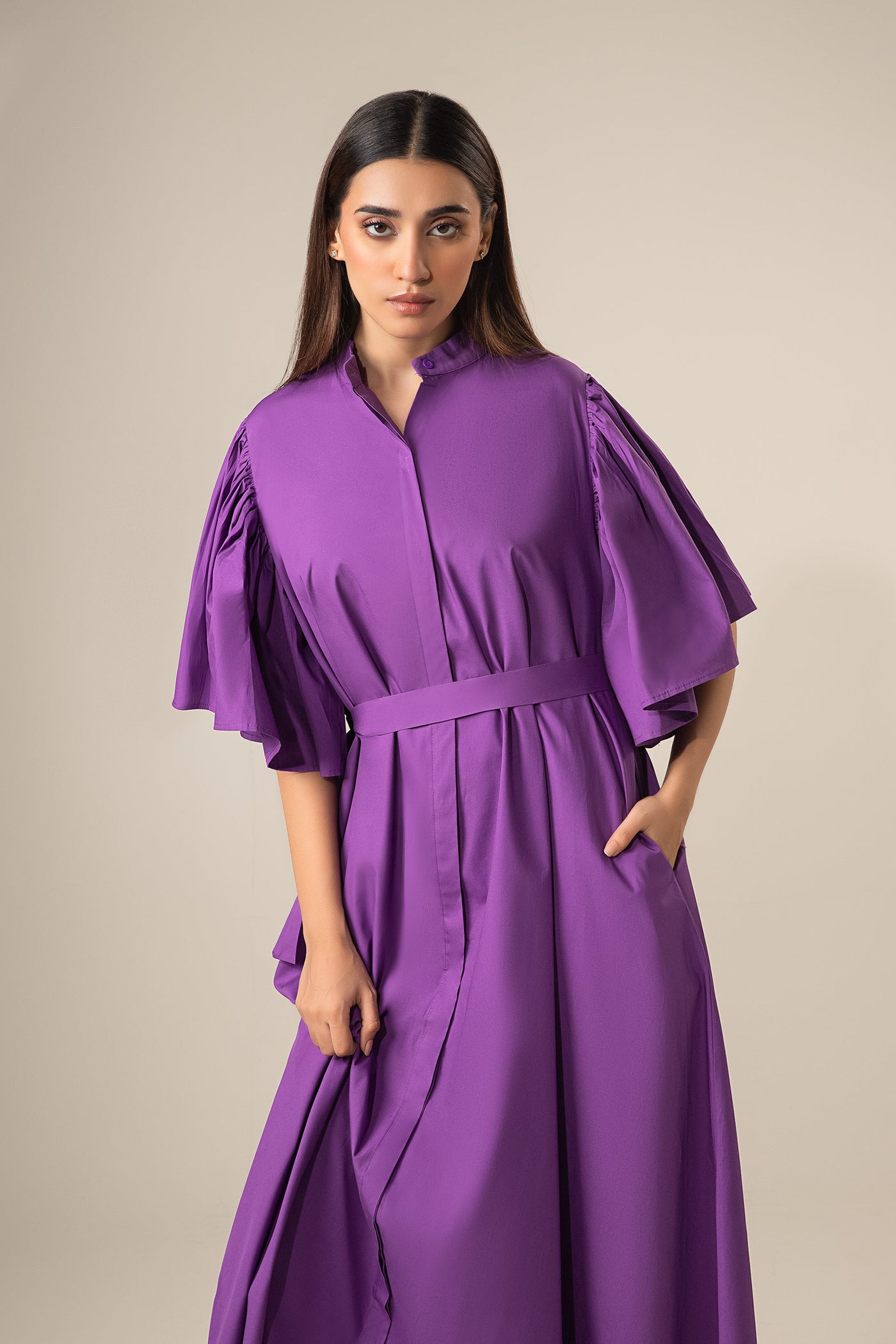 Flutter Sleeve Dress