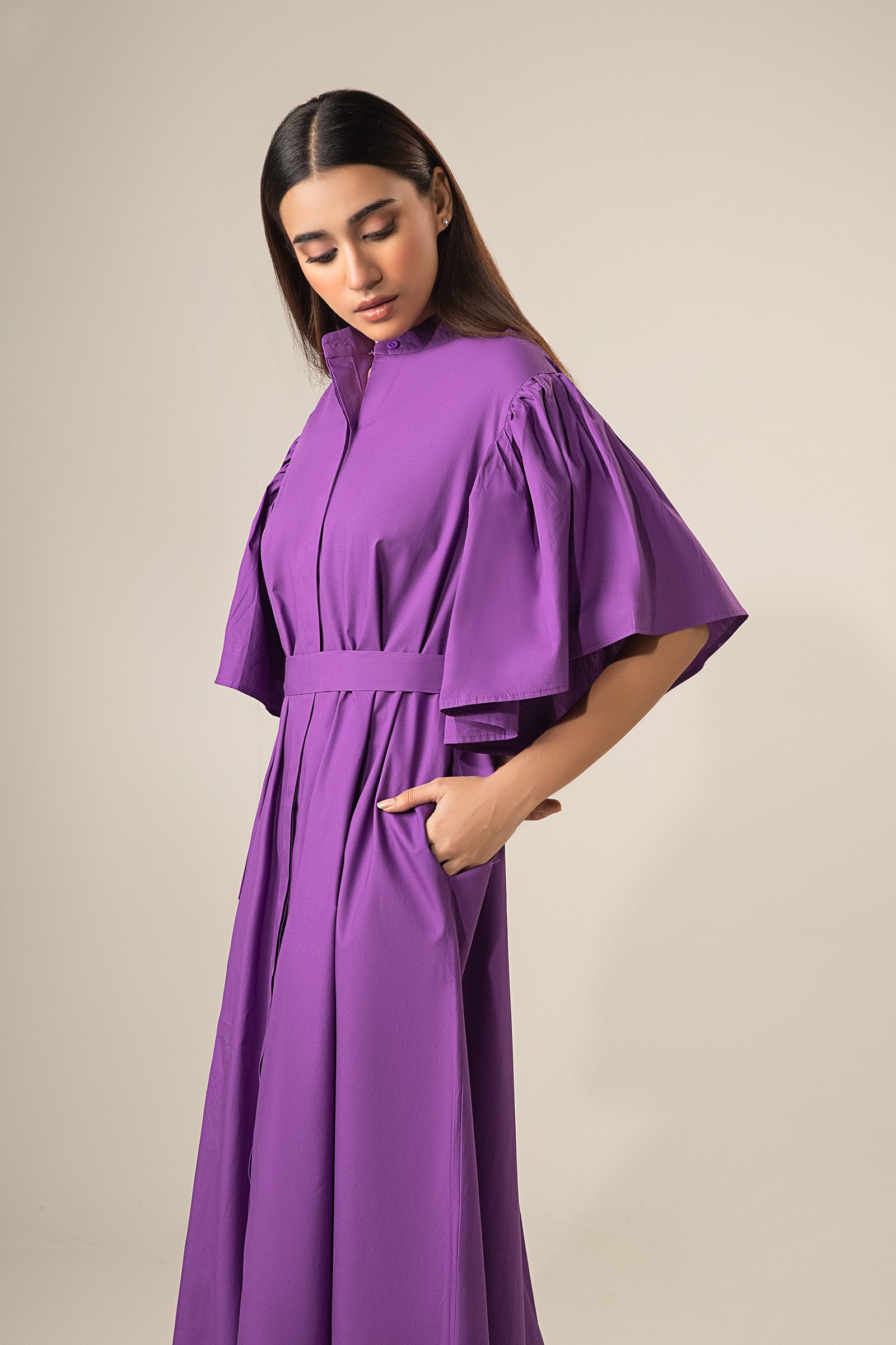 Flutter Sleeve Dress