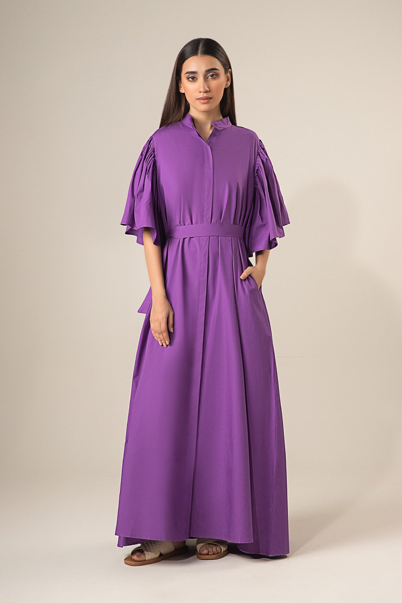 Flutter Sleeve Dress