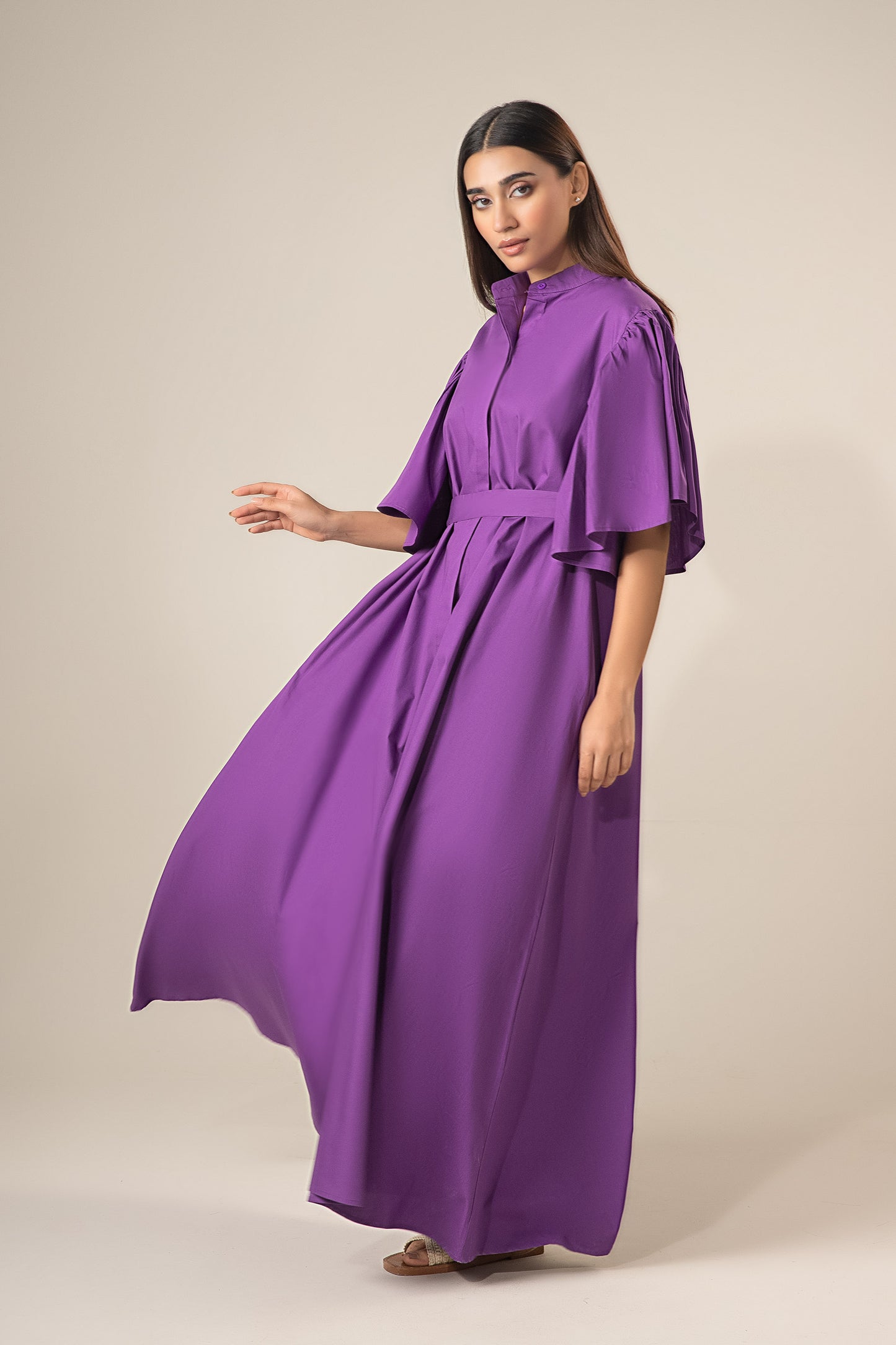 Flutter Sleeve Dress