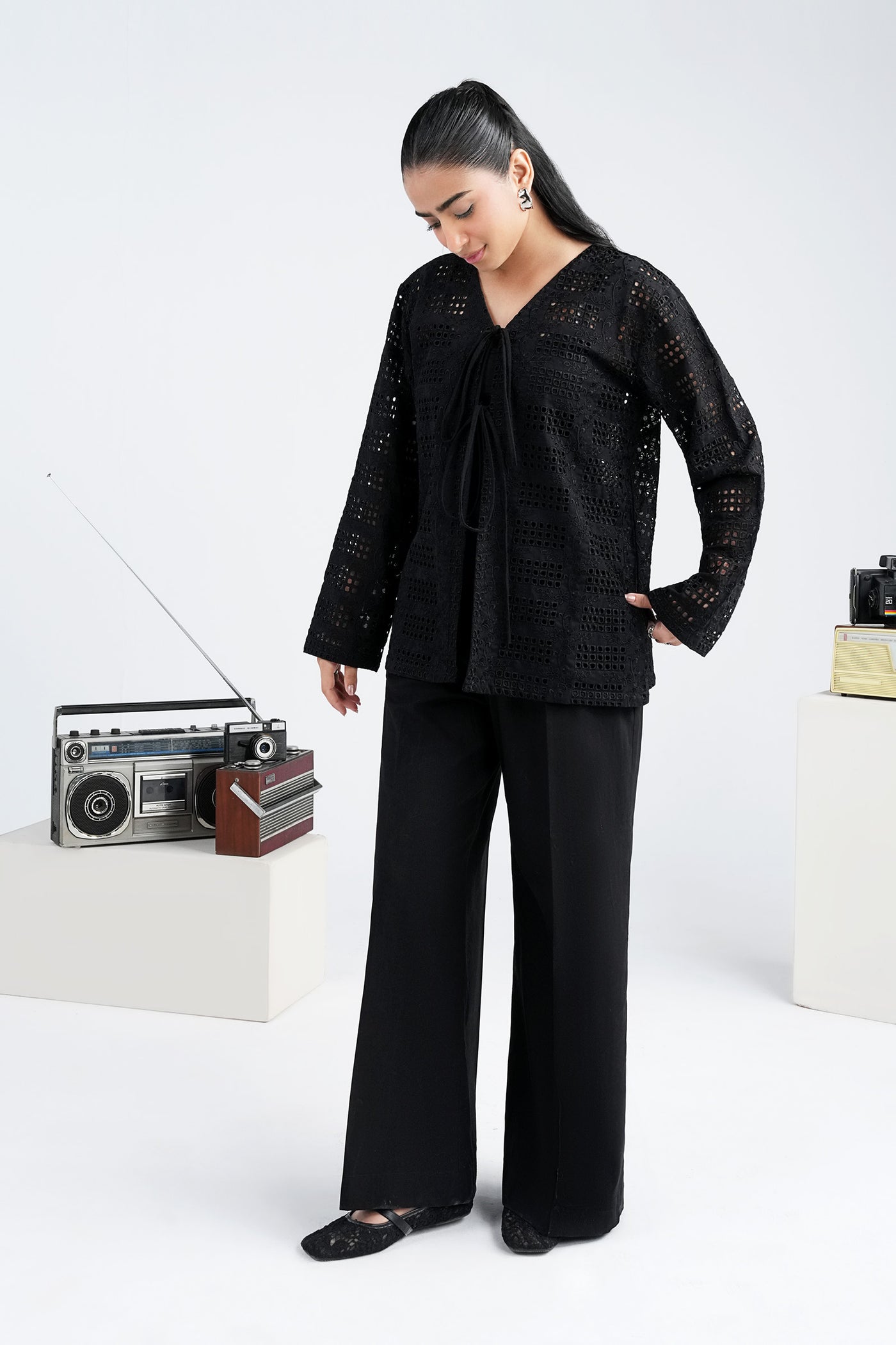 Schiffli Co-Ord Set