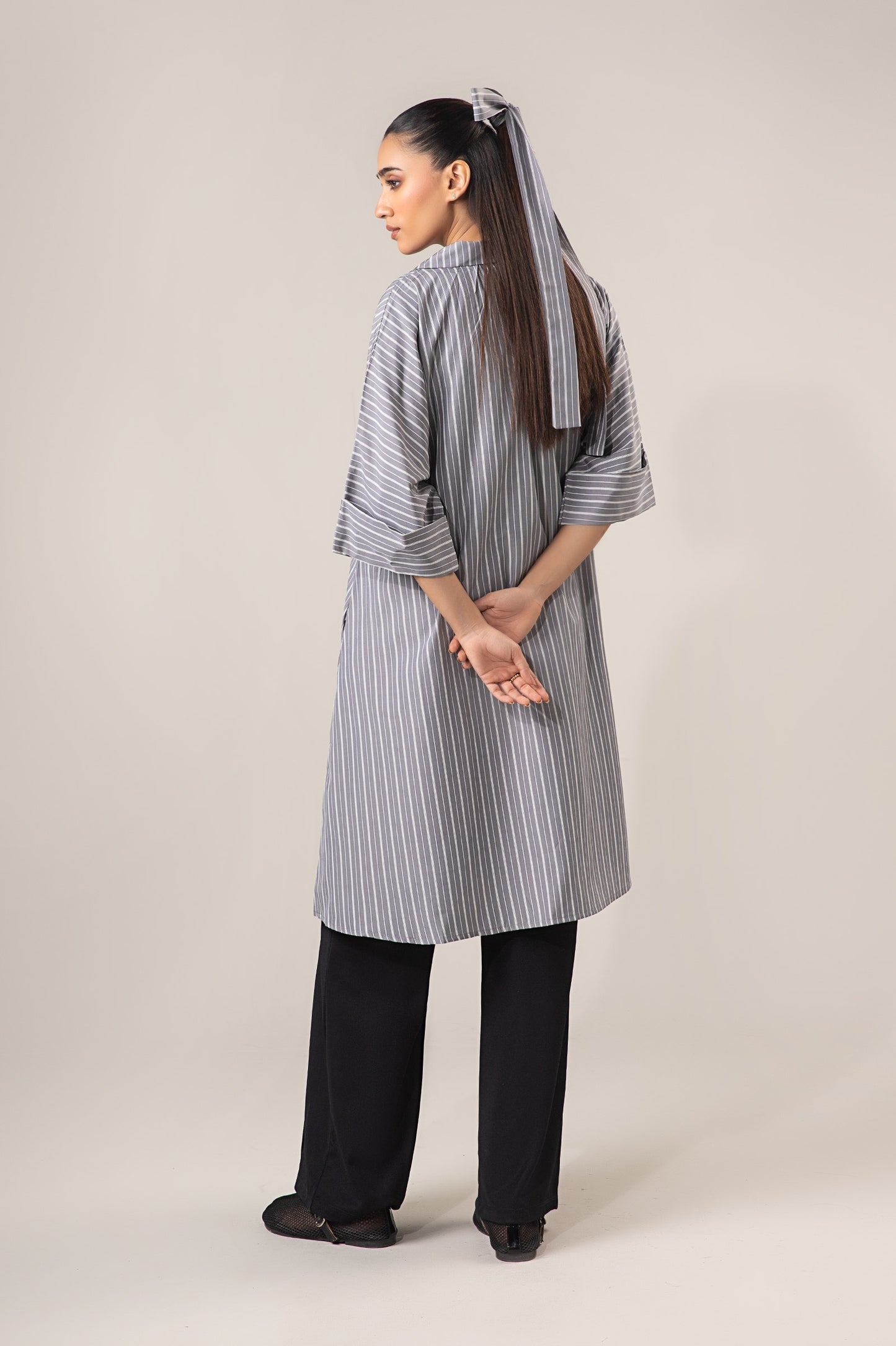 Belt Striped Tunic