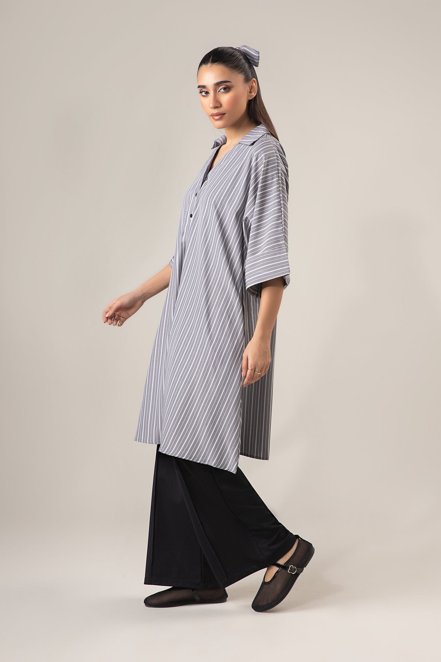 Belt Striped Tunic