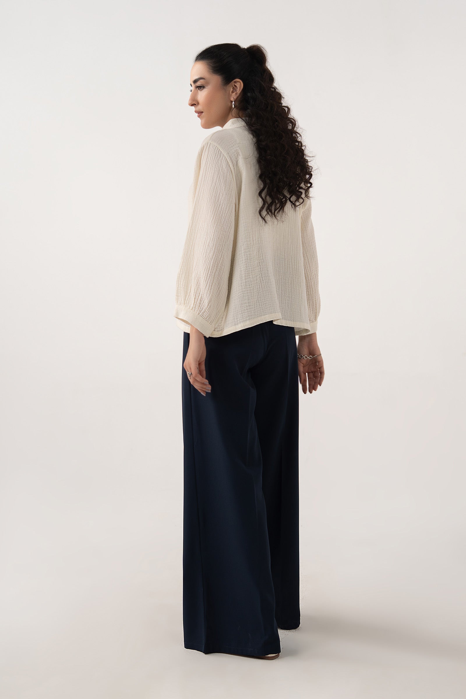 Muslin Buttoned Top
