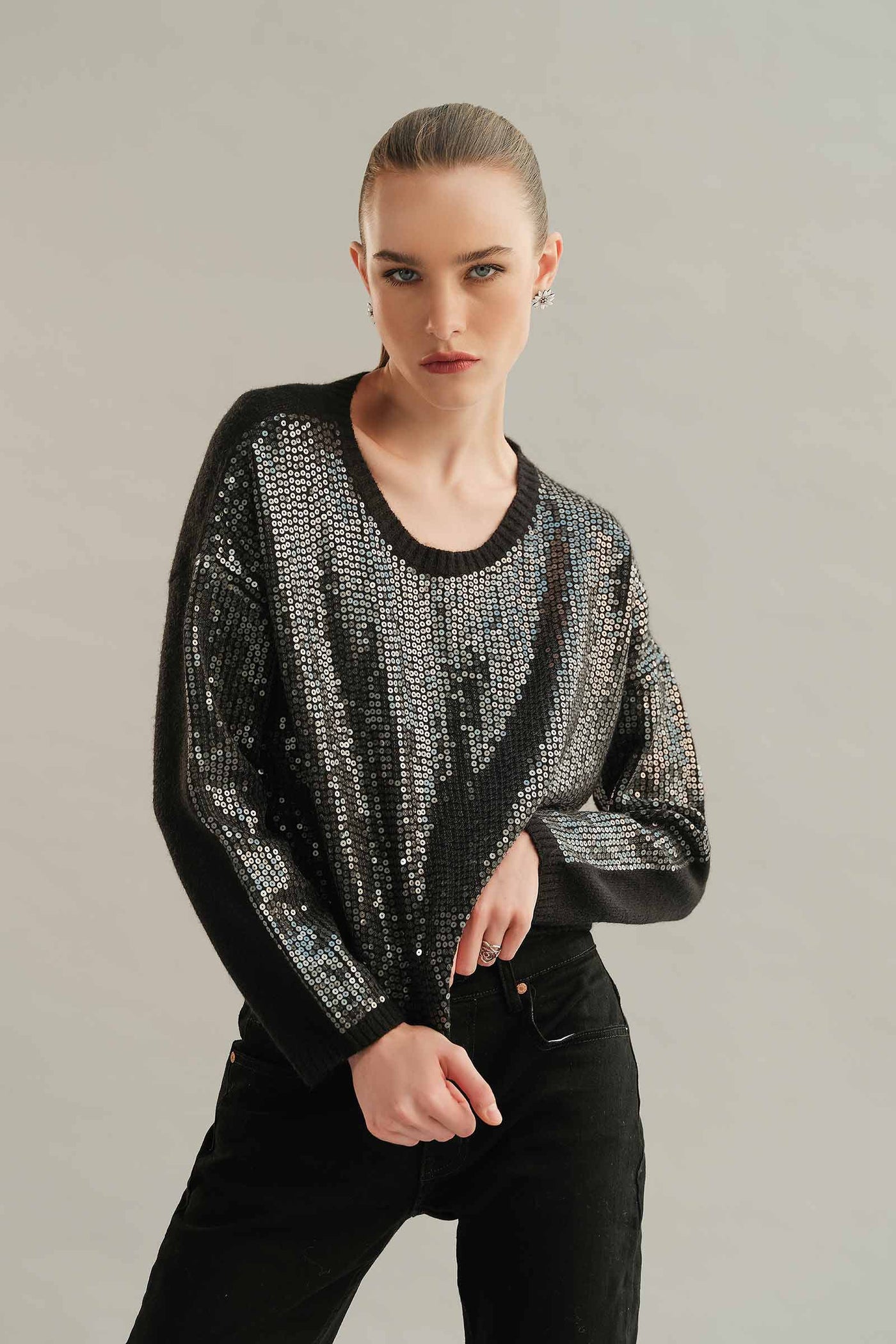 Sequin Sweater (Free Size)