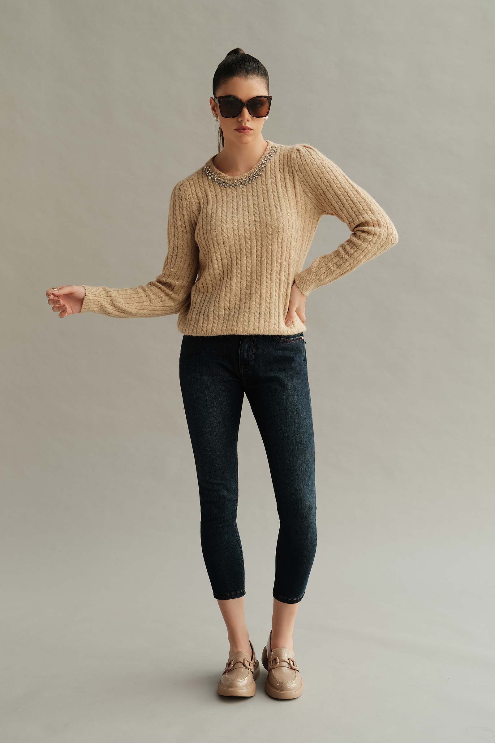 Diamante Sweater (Free Size)