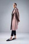 Suede Trench Coat