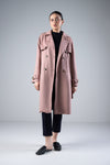Suede Trench Coat