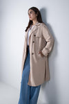Suede Trench Coat