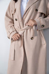 Suede Trench Coat